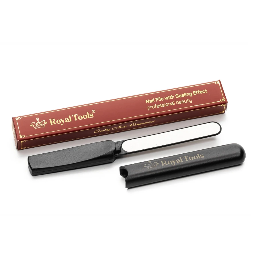 Пилочка Royal Tools с эффектом запаивания, чёрная